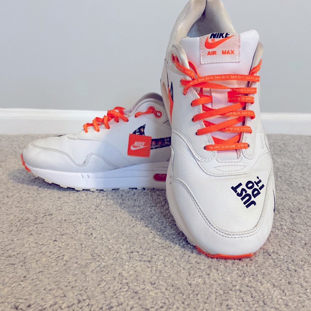Nike Air Max 1 “Just Do It Pack White” A01021-100 Men’s Size 9